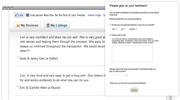 real estate agent reviews